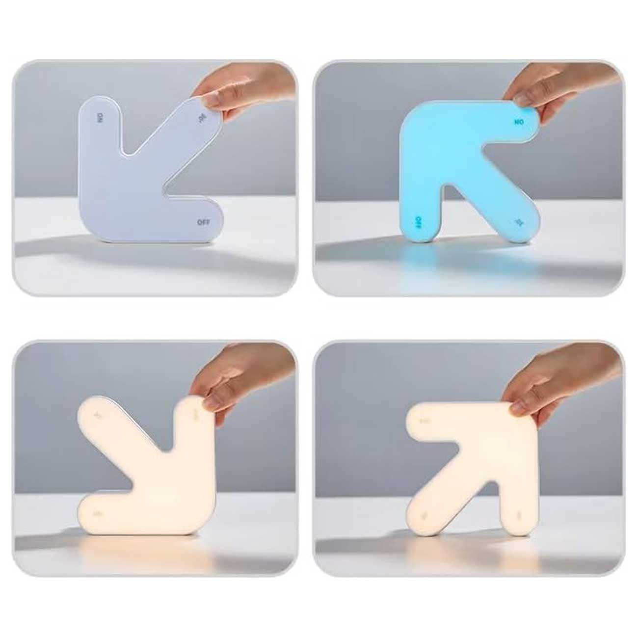 چراغ خواب فانتزی شارژی با طراحی فلش معکوس K-1700