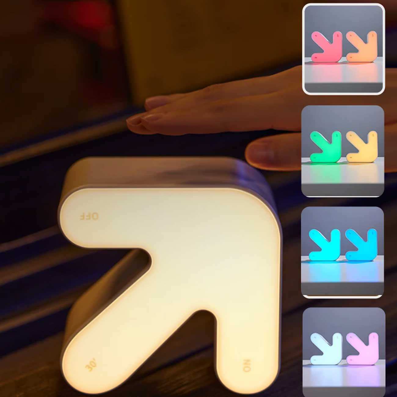 چراغ خواب فانتزی شارژی با طراحی فلش معکوس K-1700