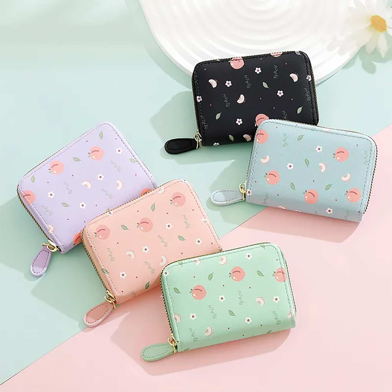 کیف پول دخترانه فانتزی زیپ دار تائومیکمیک y9294