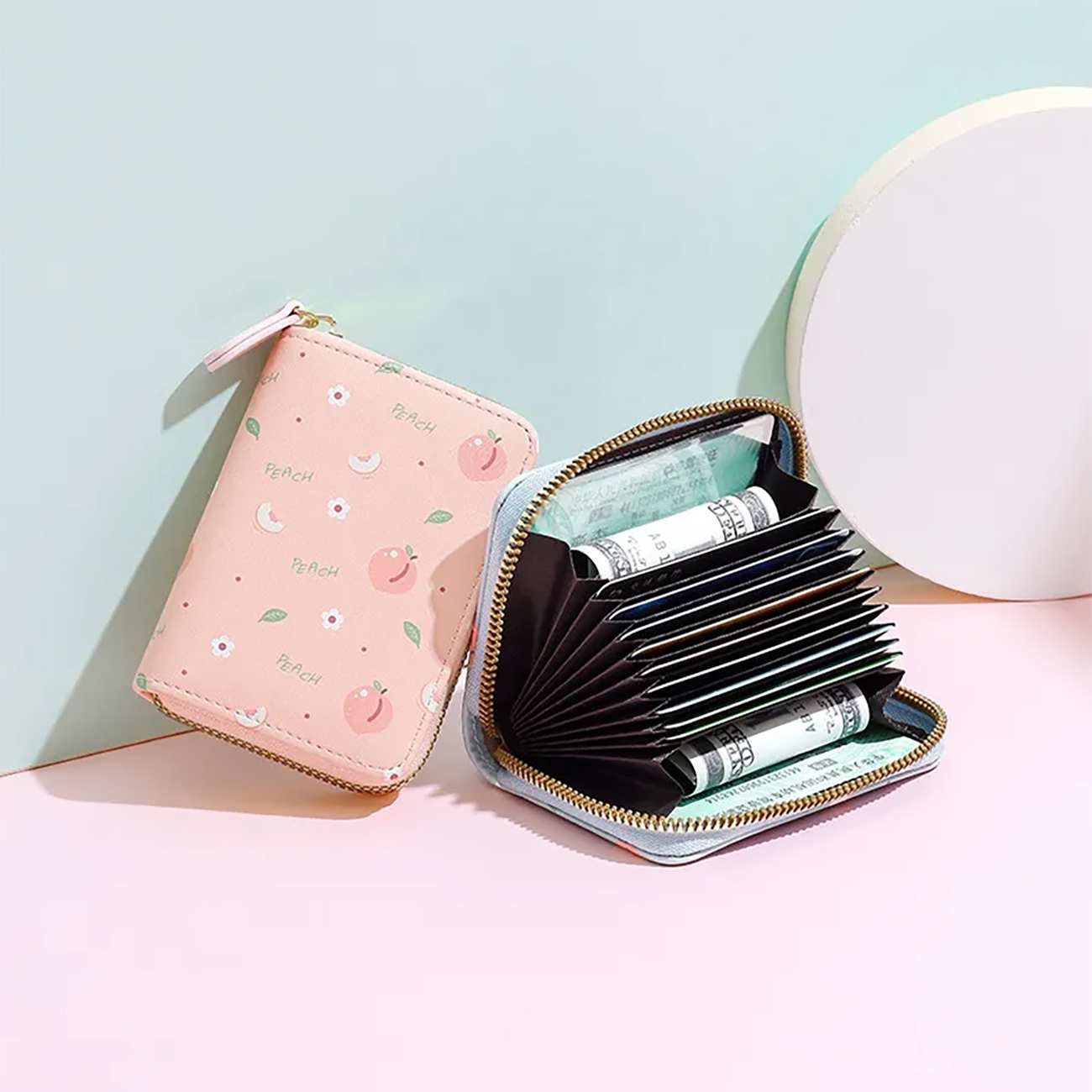 کیف پول دخترانه فانتزی زیپ دار تائومیکمیک y9294