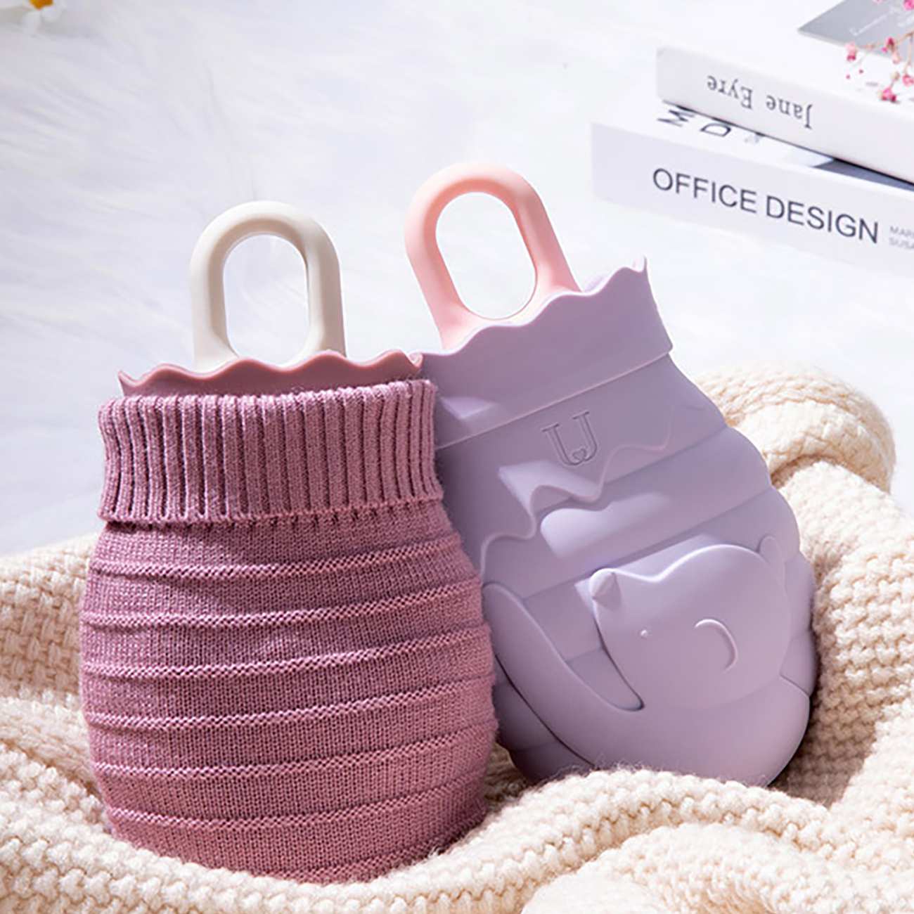 کیسه آب گرم سیلیکونی جوردن و جودی 260 میلی لیتری و 460 میلی لیتری JJ-WD0032