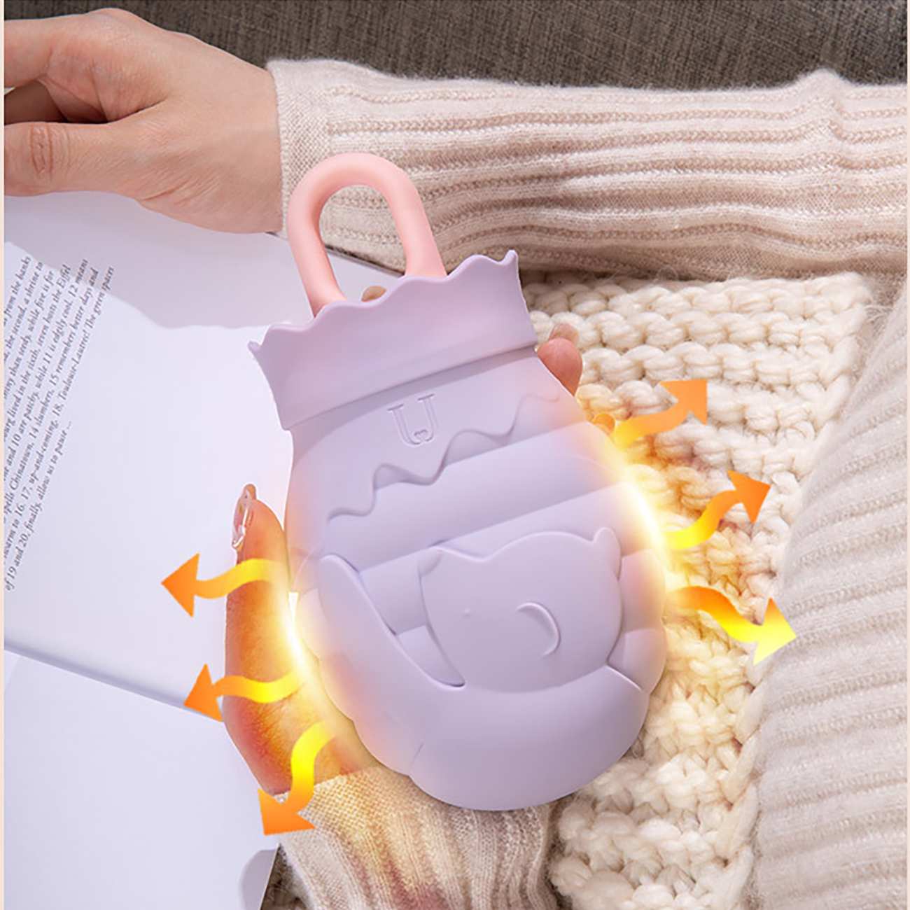 کیسه آب گرم سیلیکونی جوردن و جودی 260 میلی لیتری و 460 میلی لیتری JJ-WD0032