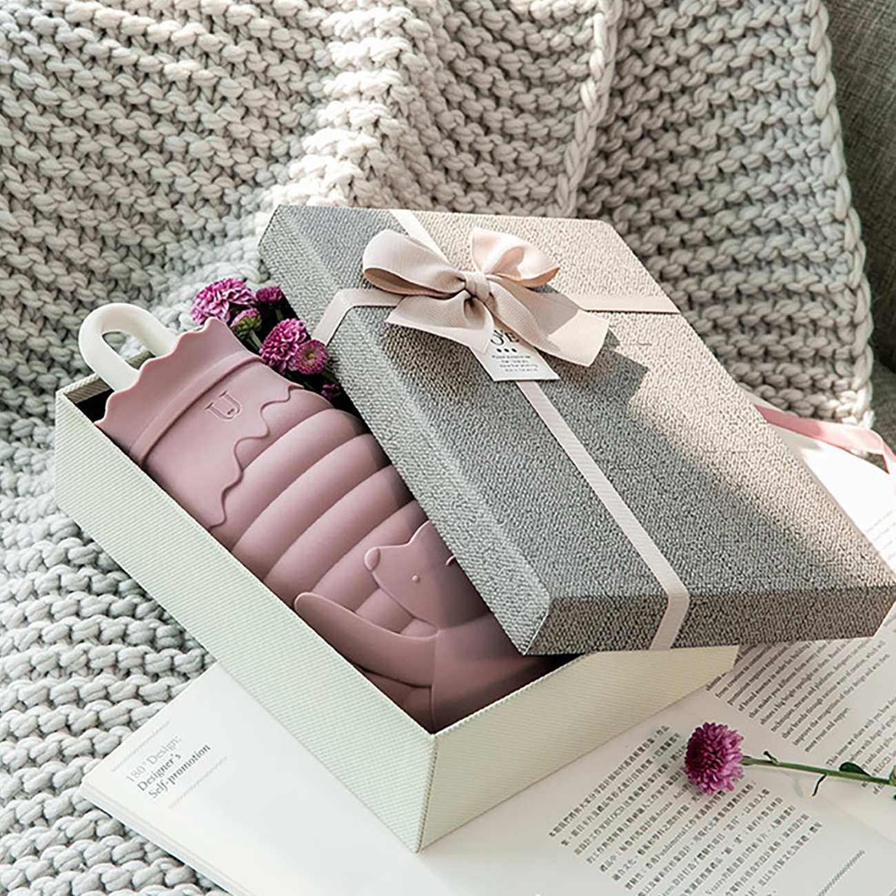 کیسه آب گرم سیلیکونی جوردن و جودی 260 میلی لیتری و 460 میلی لیتری JJ-WD0032