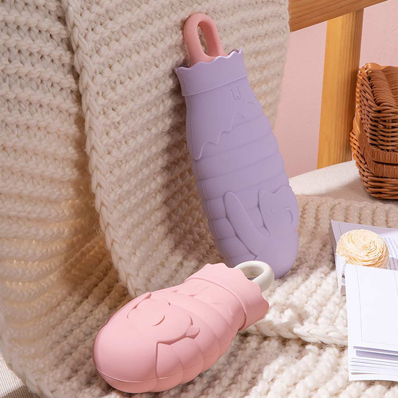 کیسه آب گرم سیلیکونی جوردن و جودی 260 میلی لیتری و 460 میلی لیتری JJ-WD0032