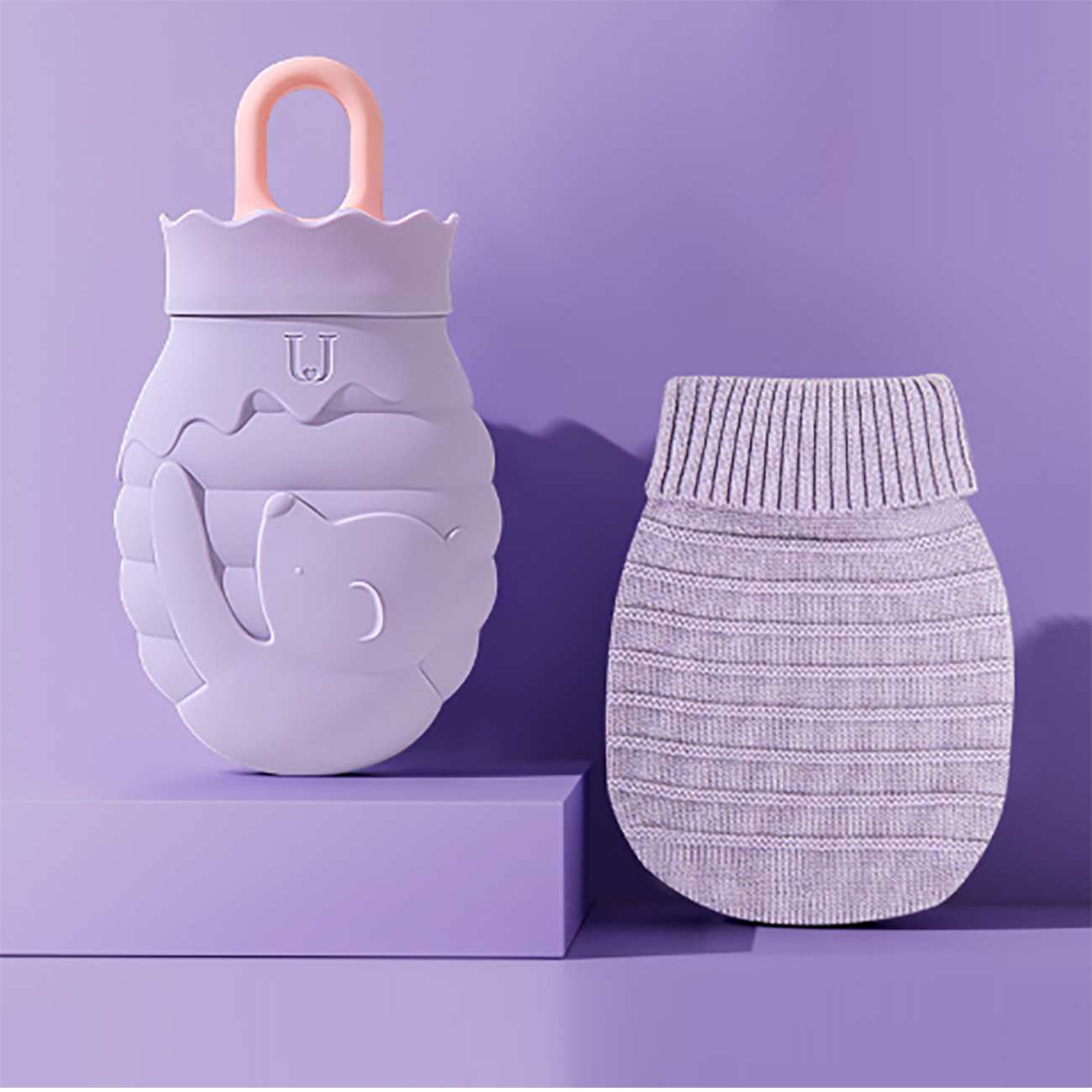 کیسه آب گرم سیلیکونی جوردن و جودی 260 میلی لیتری و 460 میلی لیتری JJ-WD0032