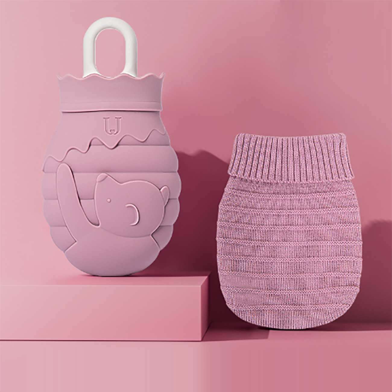 کیسه آب گرم سیلیکونی جوردن و جودی 260 میلی لیتری و 460 میلی لیتری JJ-WD0032