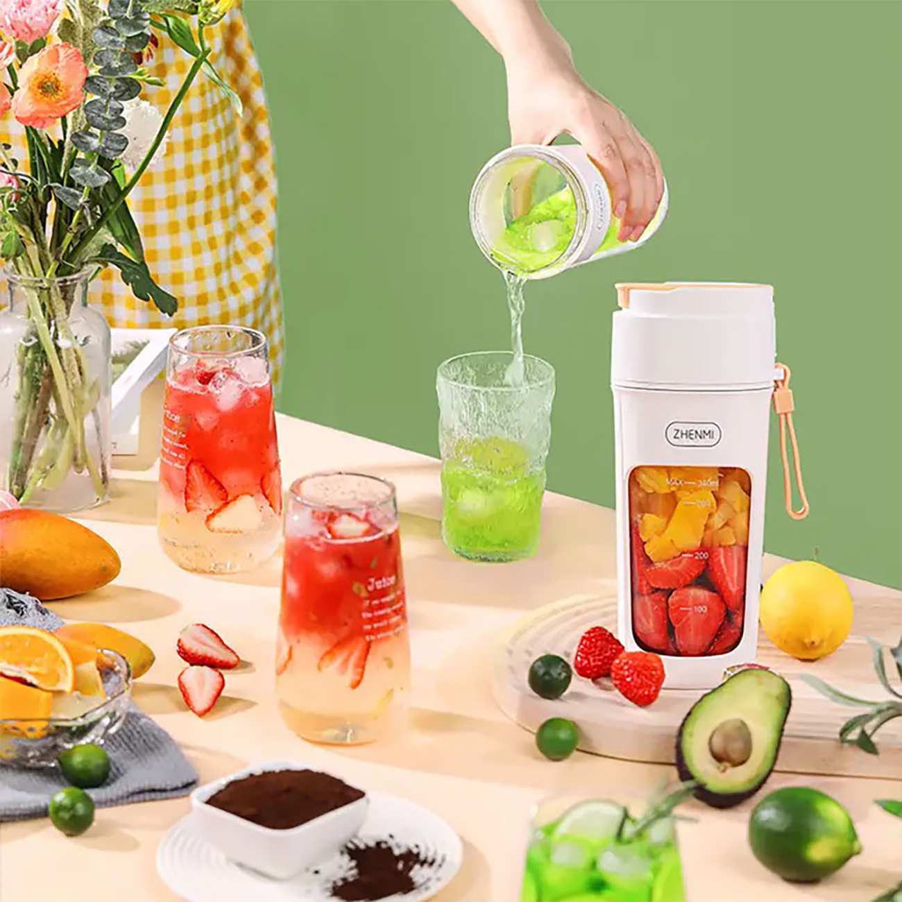 مخلوط کن شارژی قابل حمل ژنمی شیائومی ZMGZ-J5PRO