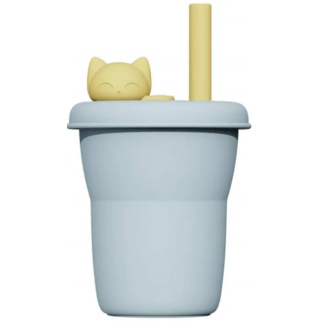 لیوان سیلیکونی فانتزی جوردن و جودی طرح بچه گربه KT054