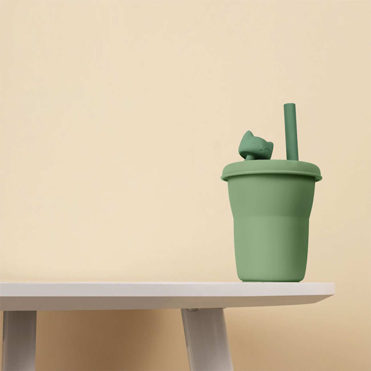 لیوان سیلیکونی فانتزی جوردن و جودی طرح بچه گربه KT054