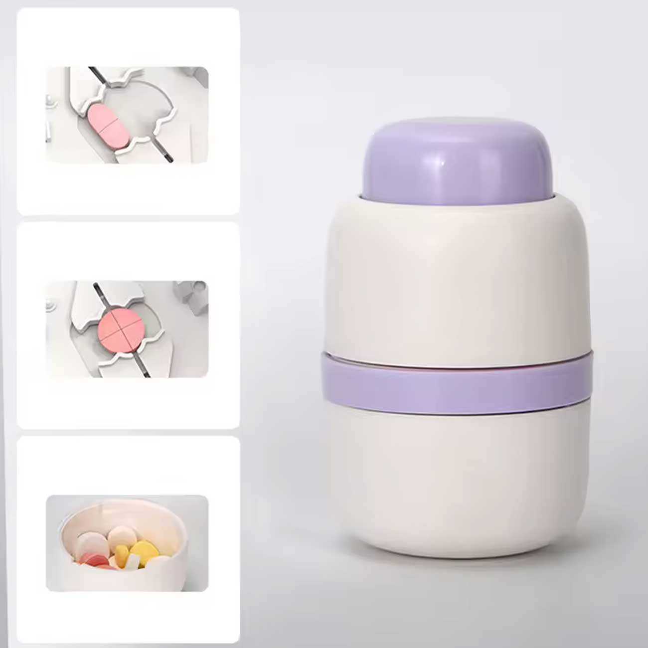 دستگاه برش قرص و جعبه نگهداری دارو قابل حمل مسافرتی جوردن و جودی TR022