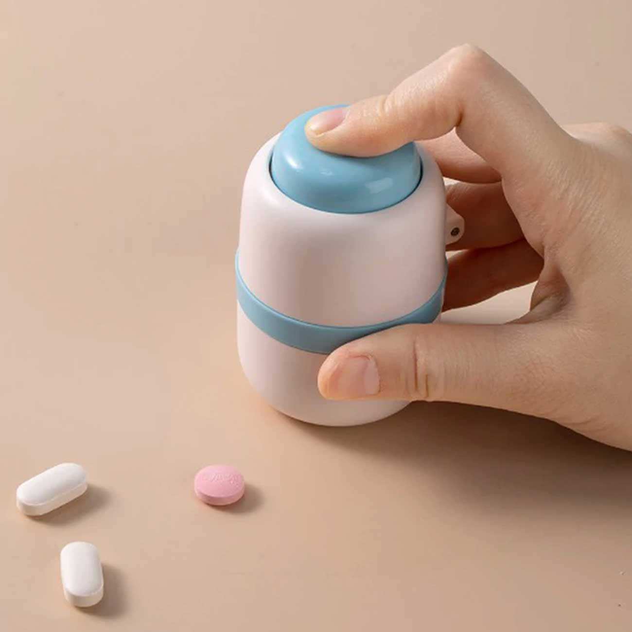 دستگاه برش قرص و جعبه نگهداری دارو قابل حمل مسافرتی جوردن و جودی TR022