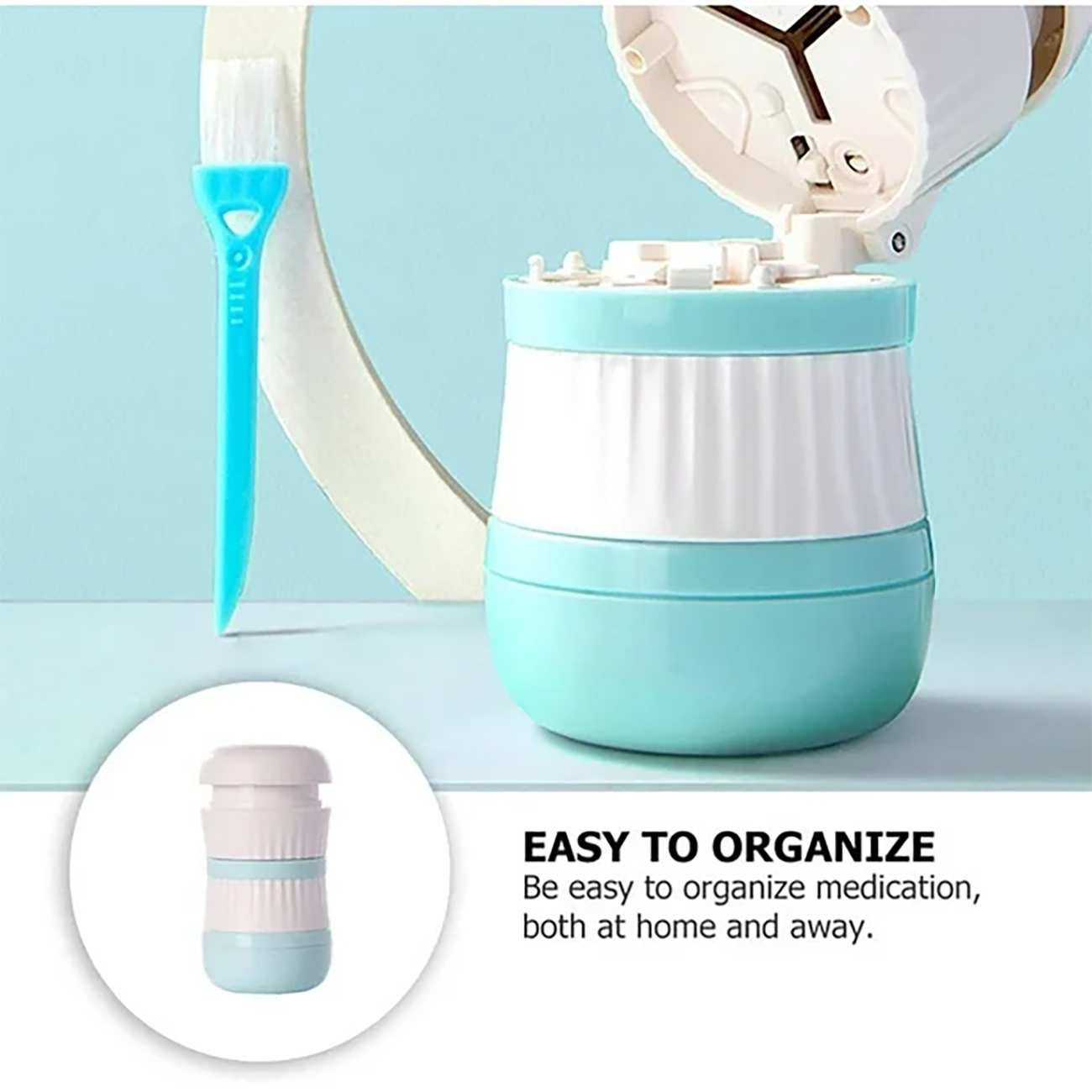 دستگاه برش قرص و جعبه نگهداری دارو قابل حمل مسافرتی جردن و جودی TR018