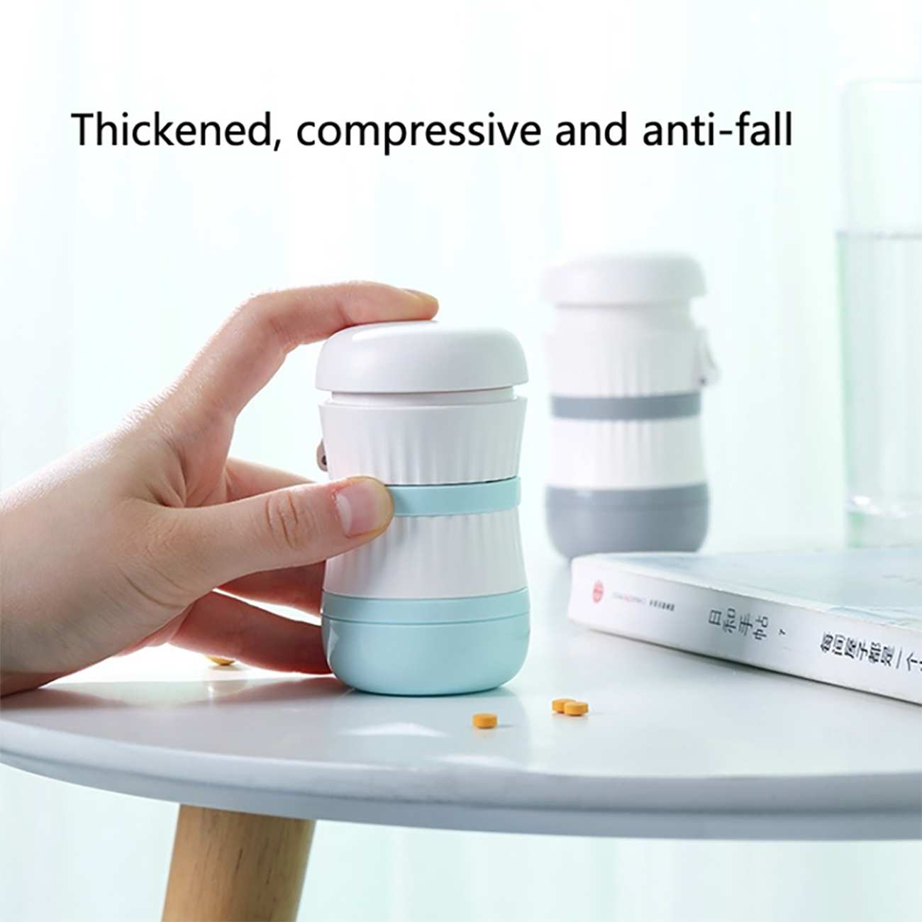 دستگاه برش قرص و جعبه نگهداری دارو قابل حمل مسافرتی جردن و جودی TR018