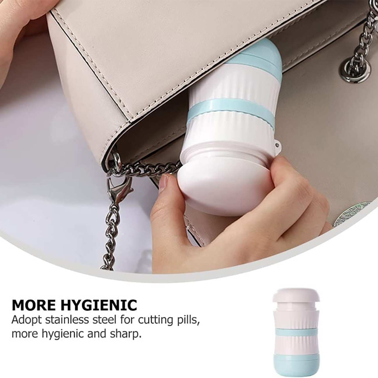 دستگاه برش قرص و جعبه نگهداری دارو قابل حمل مسافرتی جردن و جودی TR018