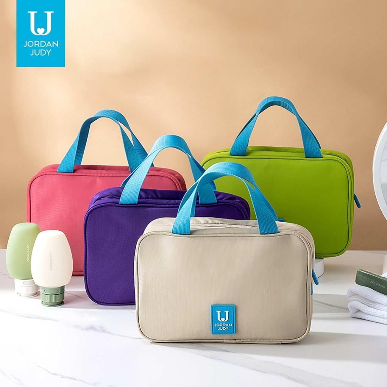 کیف لوازم آرایشی مسافرتی ضد آب جوردن و جودی Jordan Judy PT067