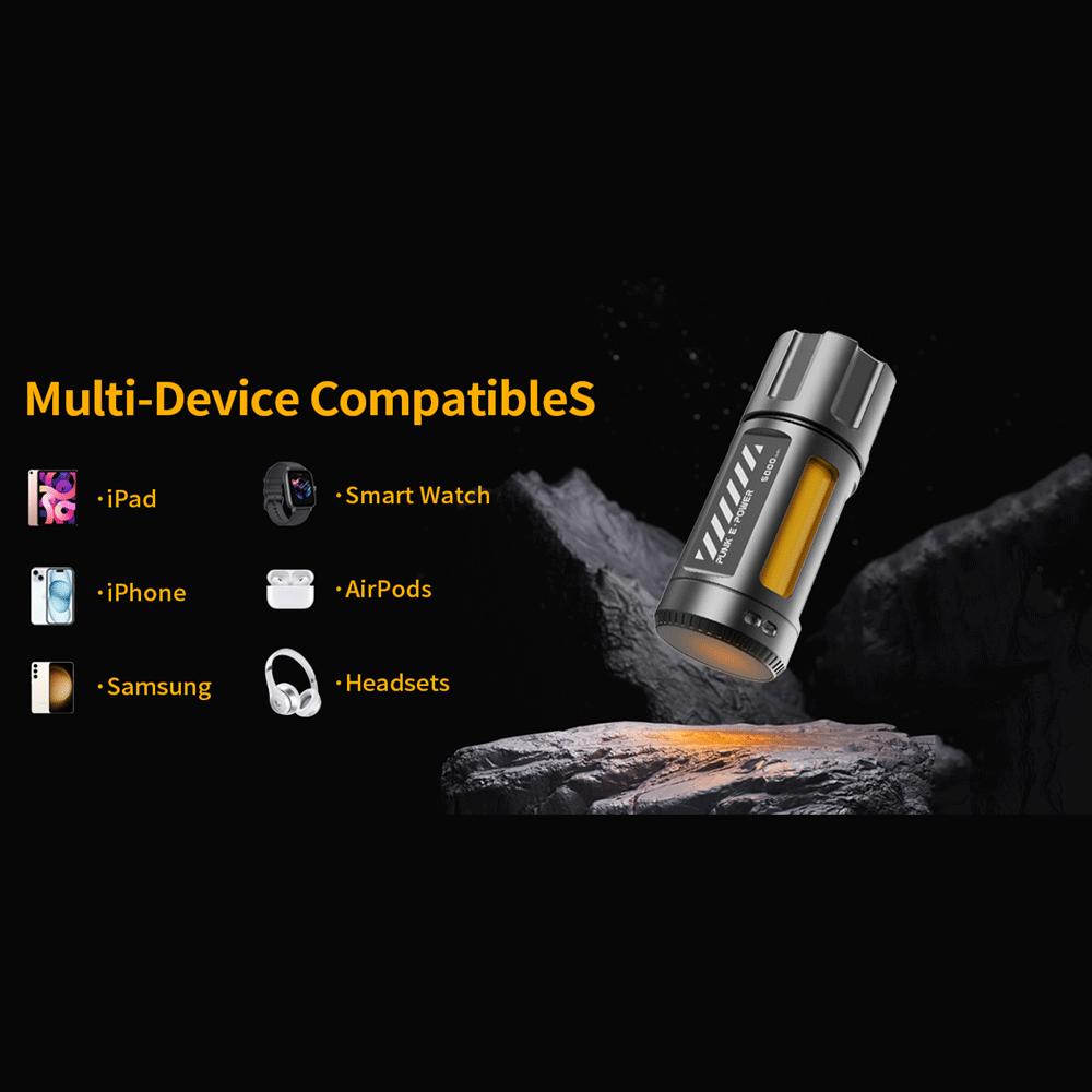 پاوربانک تایپ سی 20 وات 5000 پانک TP02-05