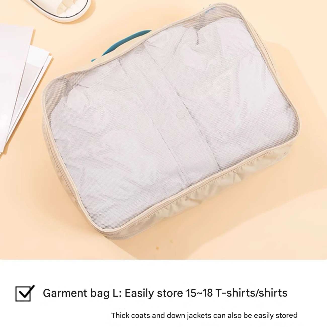 کیف تاشو نظم دهنده لباس داخل ساک و چمدان جوردن و جودی JORDAN & JUDY PT061