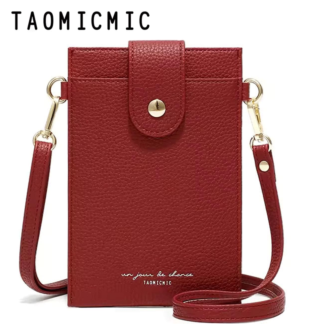 کیف دوشی و کیف موبایل زنانه کوچک تائومیک میک T6029