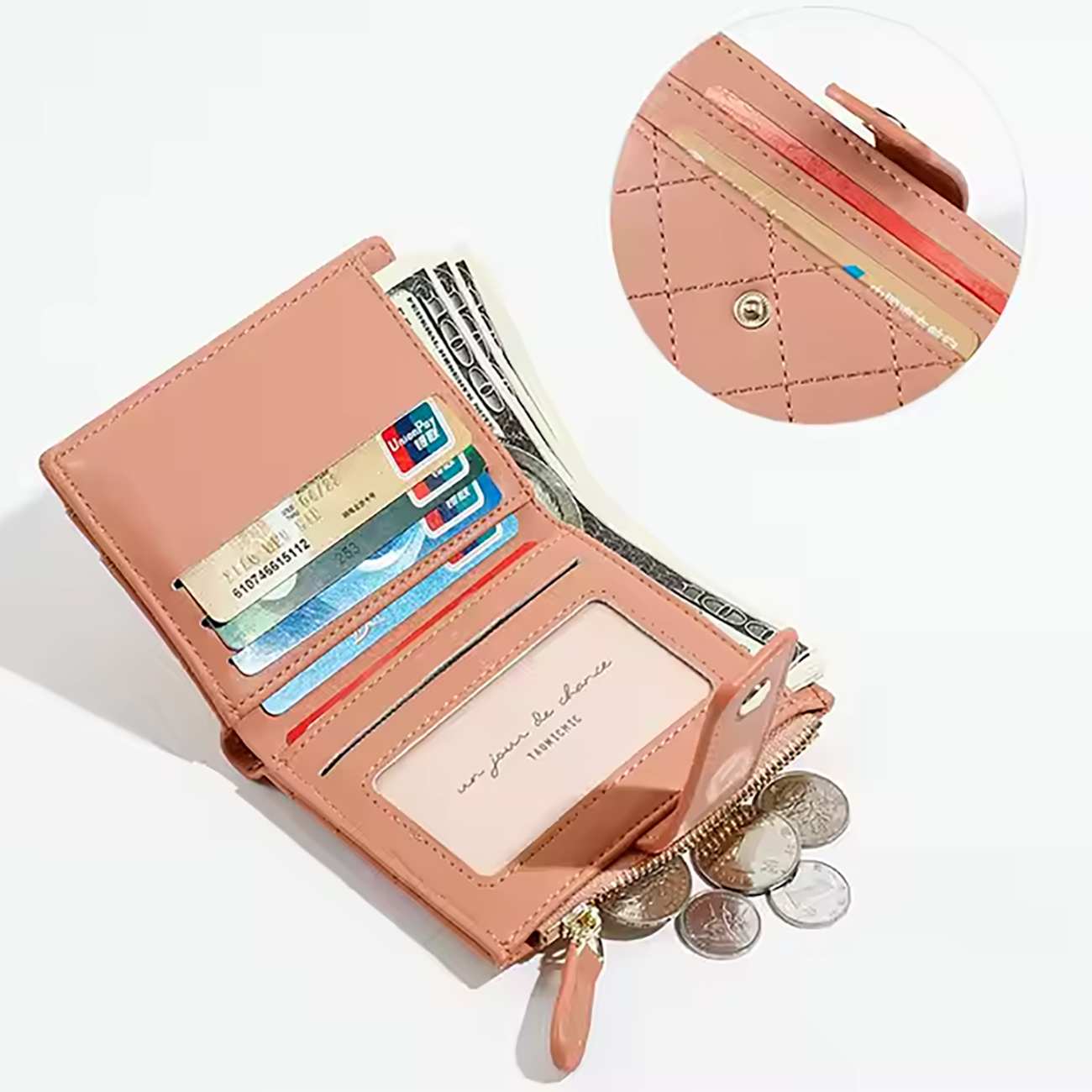 کیف پول زنانه فانتزی تاشو تائومیک میک Y8058