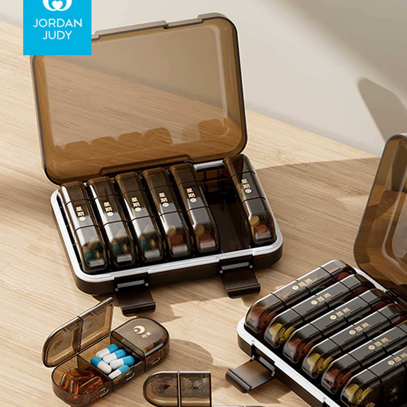 سازمان دهنده قرص مهرو موم شده هفتگی 21 عددی جوردن و جودی TR028