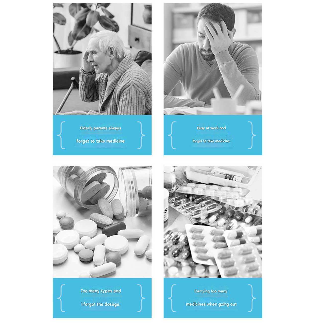 سازمان دهنده قرص مهرو موم شده هفتگی 21 عددی جوردن و جودی TR028