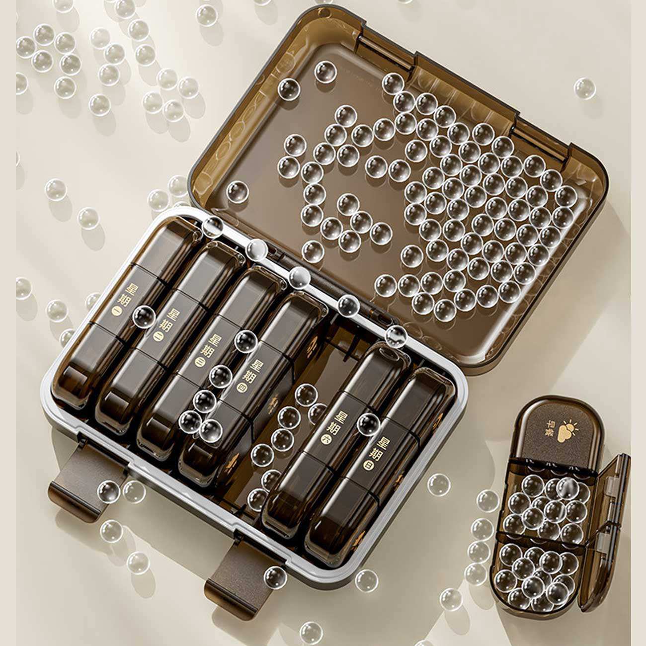 سازمان دهنده قرص مهرو موم شده هفتگی 21 عددی جوردن و جودی TR028