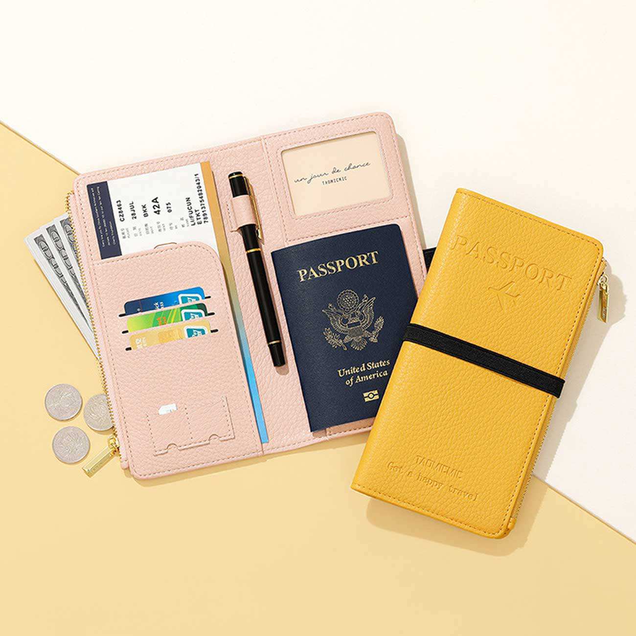 کیف پاسپورت و مدارک کش دار تائومیکمیک Y9028