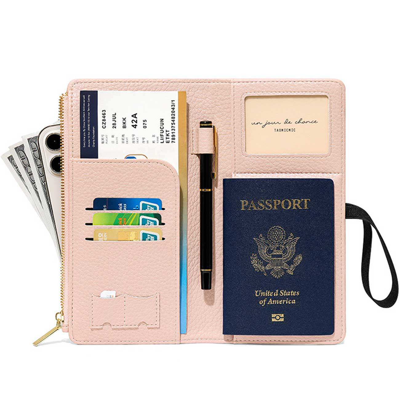 کیف پاسپورت و مدارک کش دار تائومیکمیک Y9028