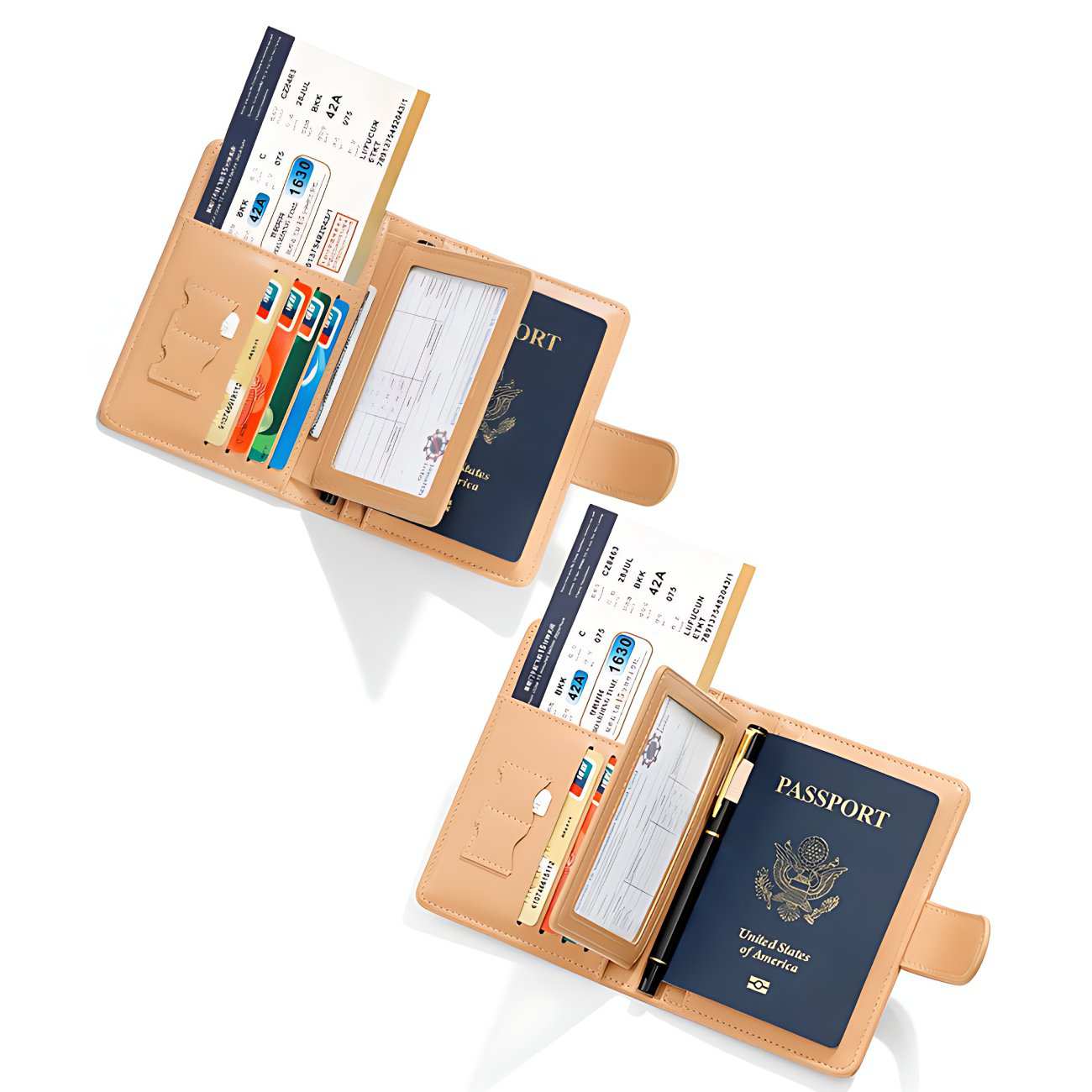 کیف پاسپورت، مدارک و جاکارتی تاشو کوچک تائومیکمیک S3145