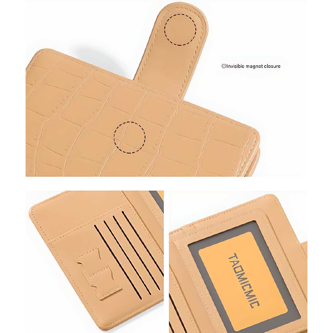 کیف پاسپورت، مدارک و جاکارتی تاشو کوچک تائومیکمیک S3145