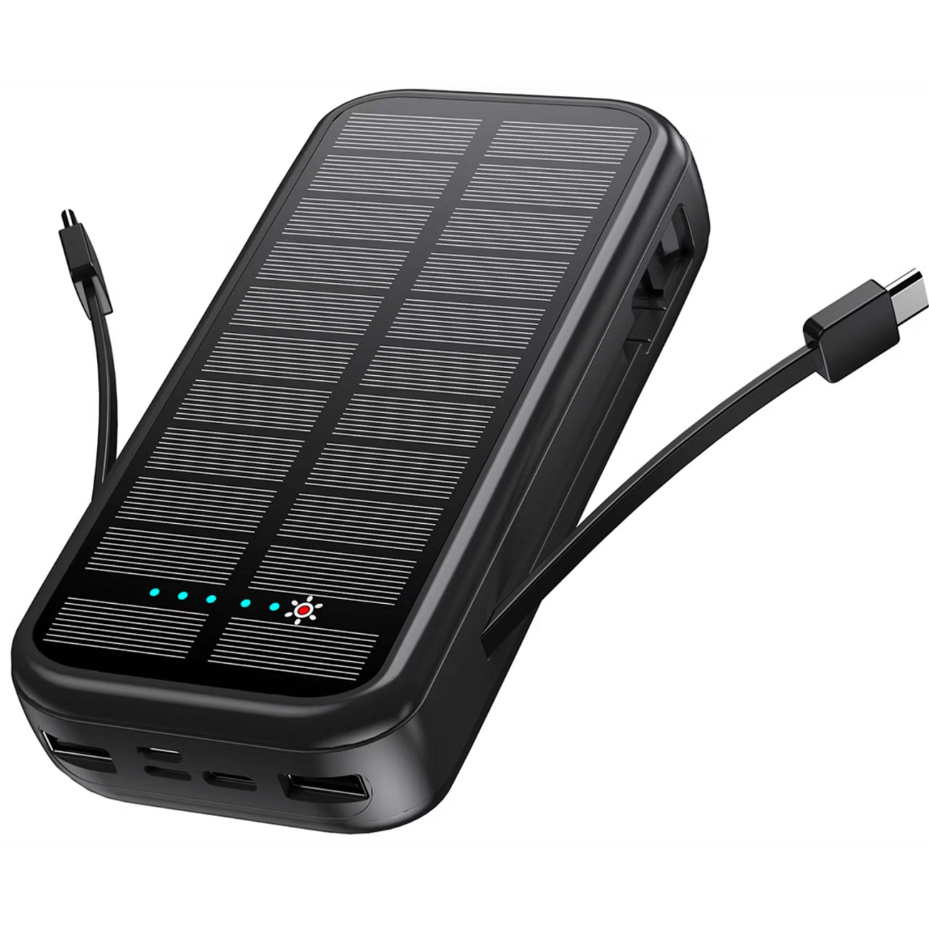 پاور بانک قابل حمل خورشیدی 20 وات 16000 میلی آمپر گرین لاین solar2