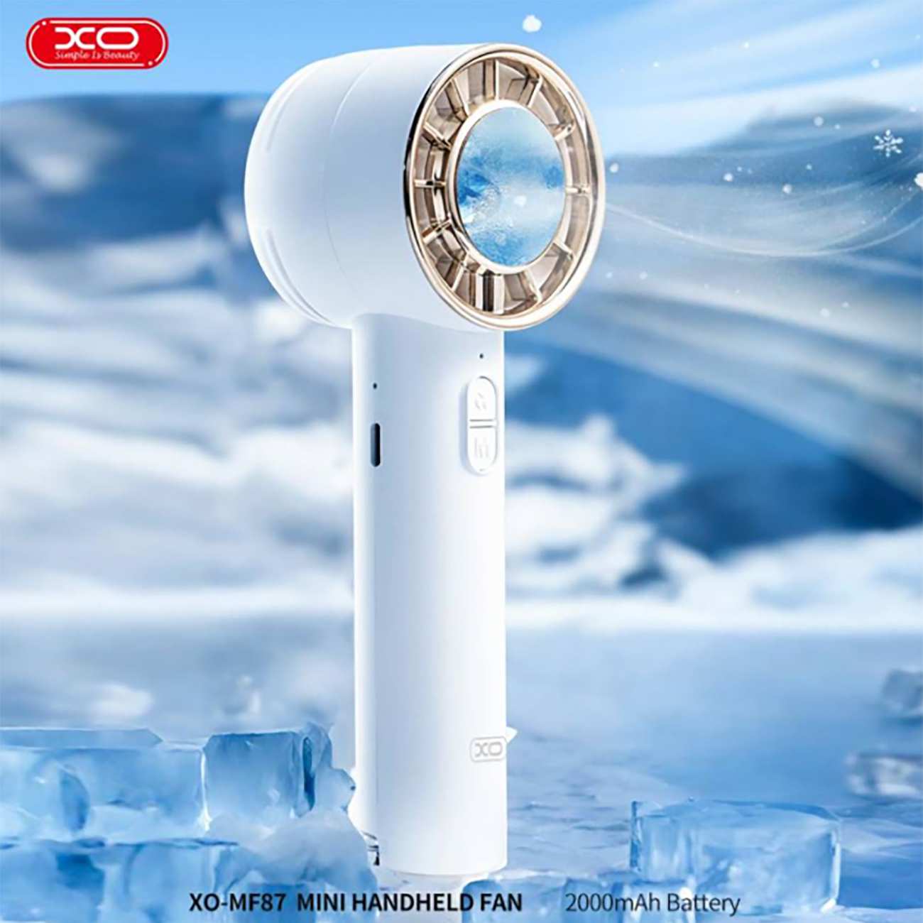 پنکه شارژی دستی و رومیزی مسافرتی ایکس او MF87