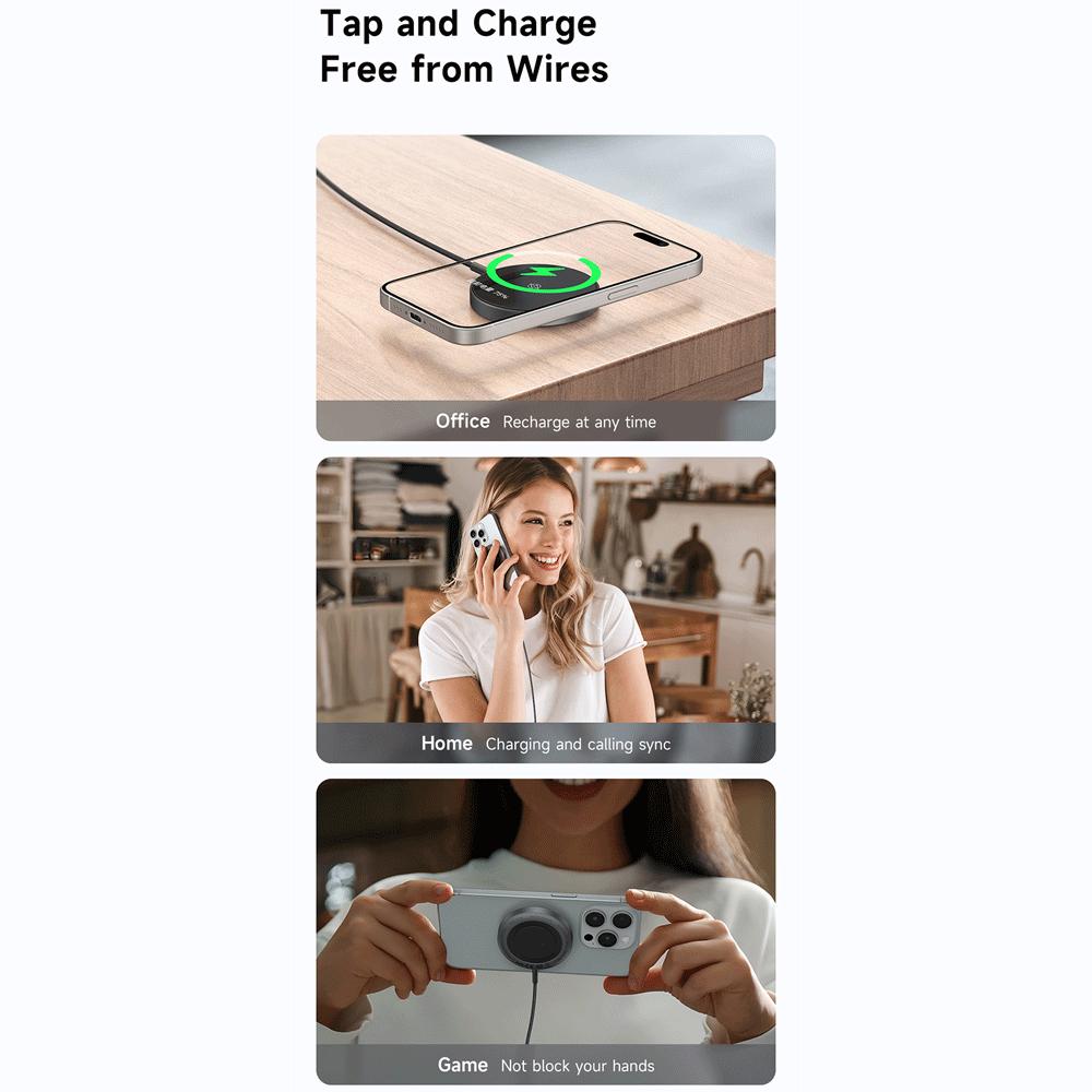 شارژر وایرلس مگ سیف 15 وات مکدودو CH-549