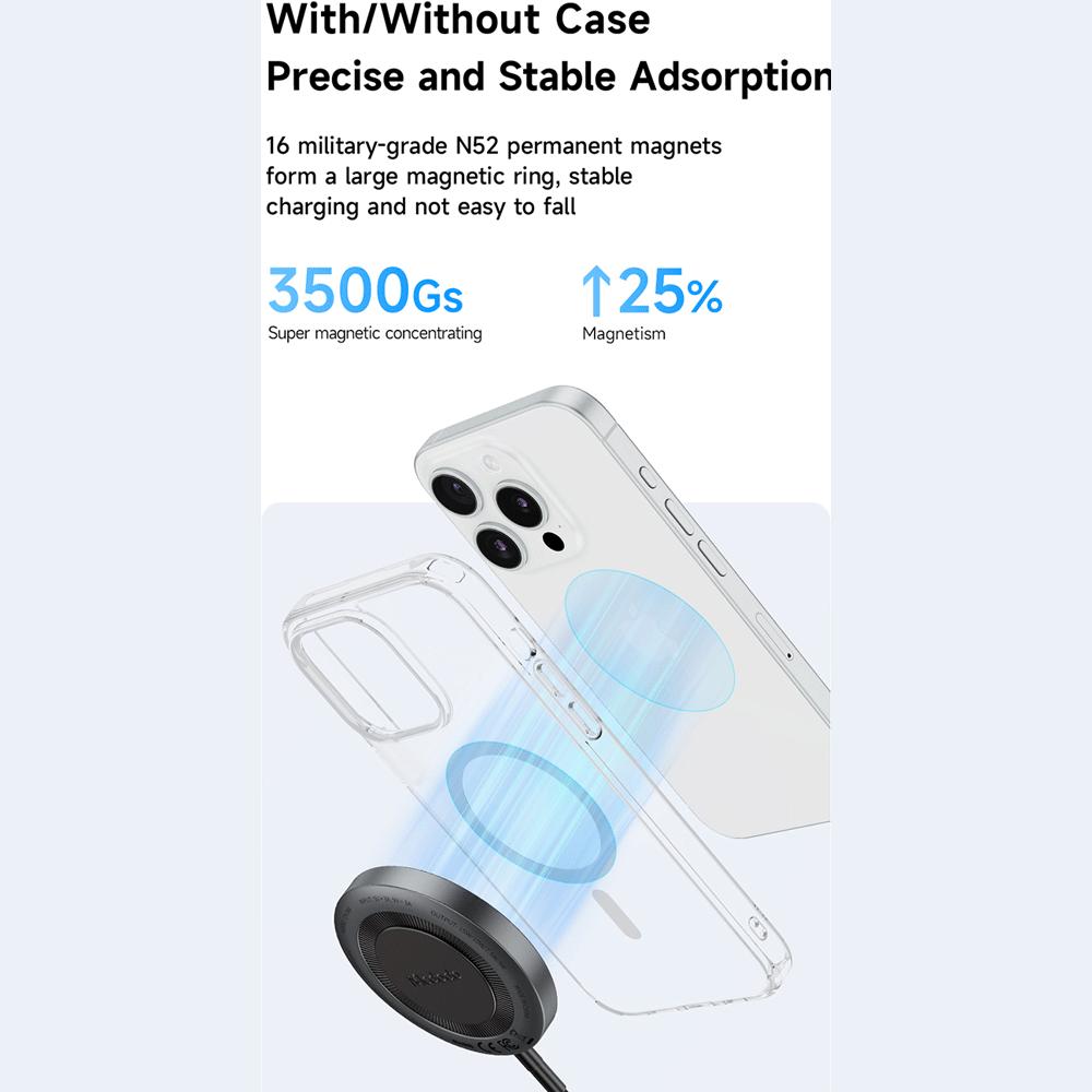 شارژر وایرلس مگ سیف 15 وات مکدودو CH-549