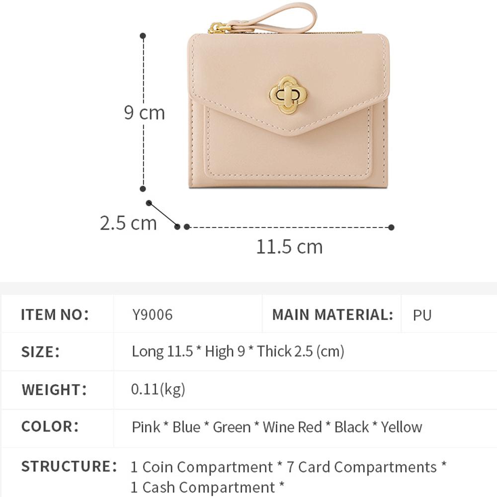 کیف پول زنانه تاشو تائومیکمیک Y9006
