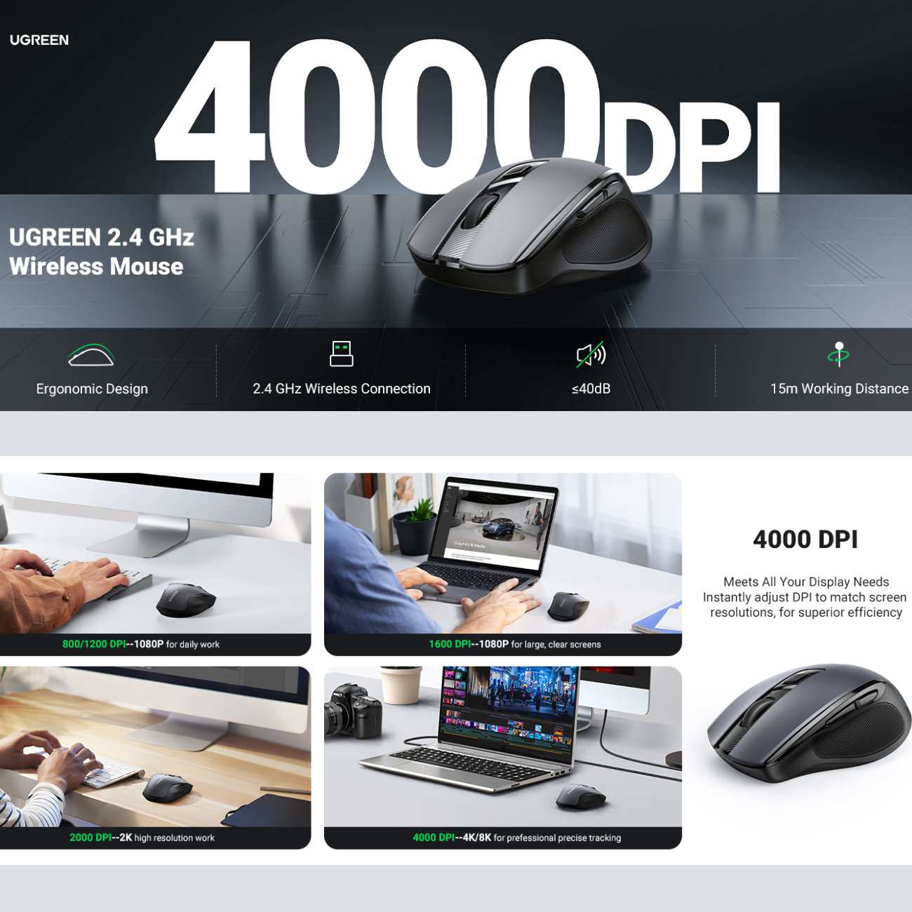 موس بیسیم یوگرین MU006