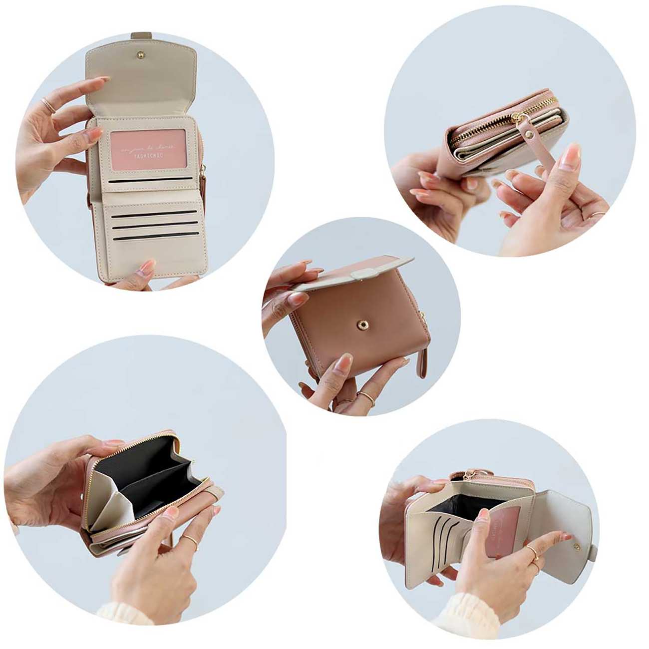 کیف پول زنانه تاشو تائومیکمیک Y9156