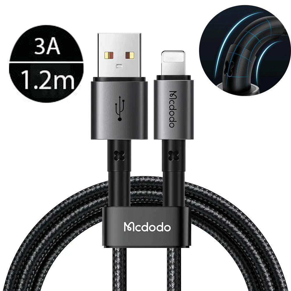 کابل شارژ یو اس بی به لایتنینگ 3 آمپر1.2 متری مکدودو CA-3580