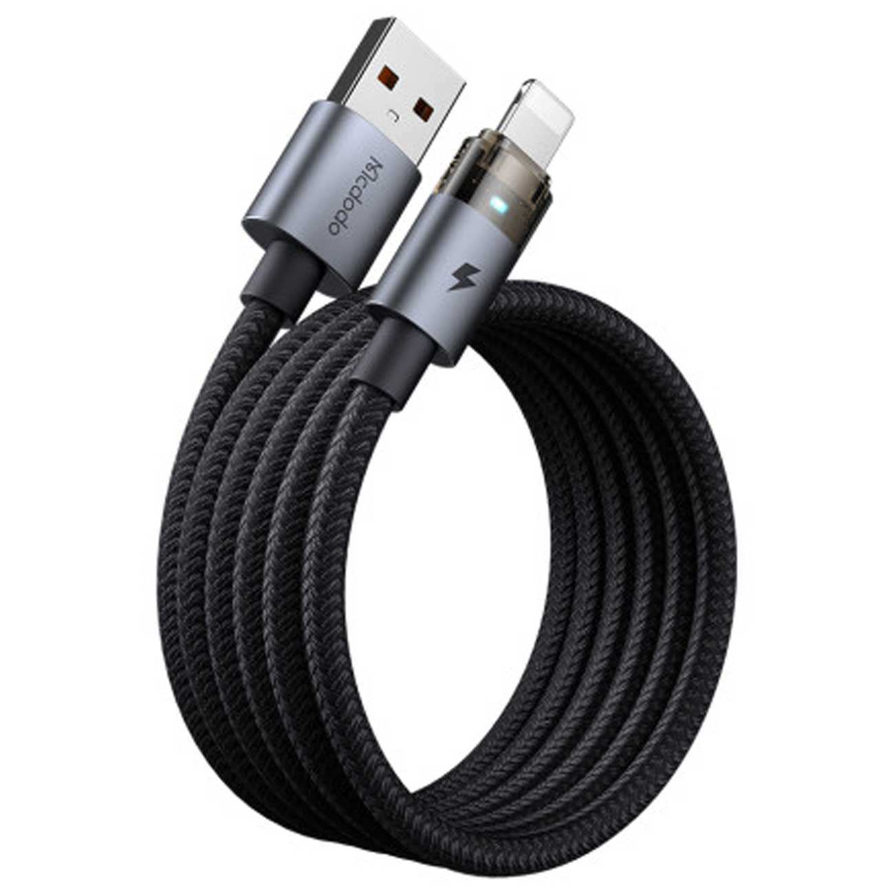 کابل کارپلی سوپر فست شارژ یو اس بی به لایتنینگ 3 آمپر 1.2 متری مکدودو CA-691