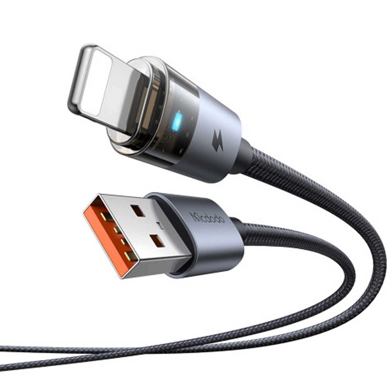 کابل کارپلی سوپر فست شارژ یو اس بی به لایتنینگ 3 آمپر 1.2 متری مکدودو CA-691