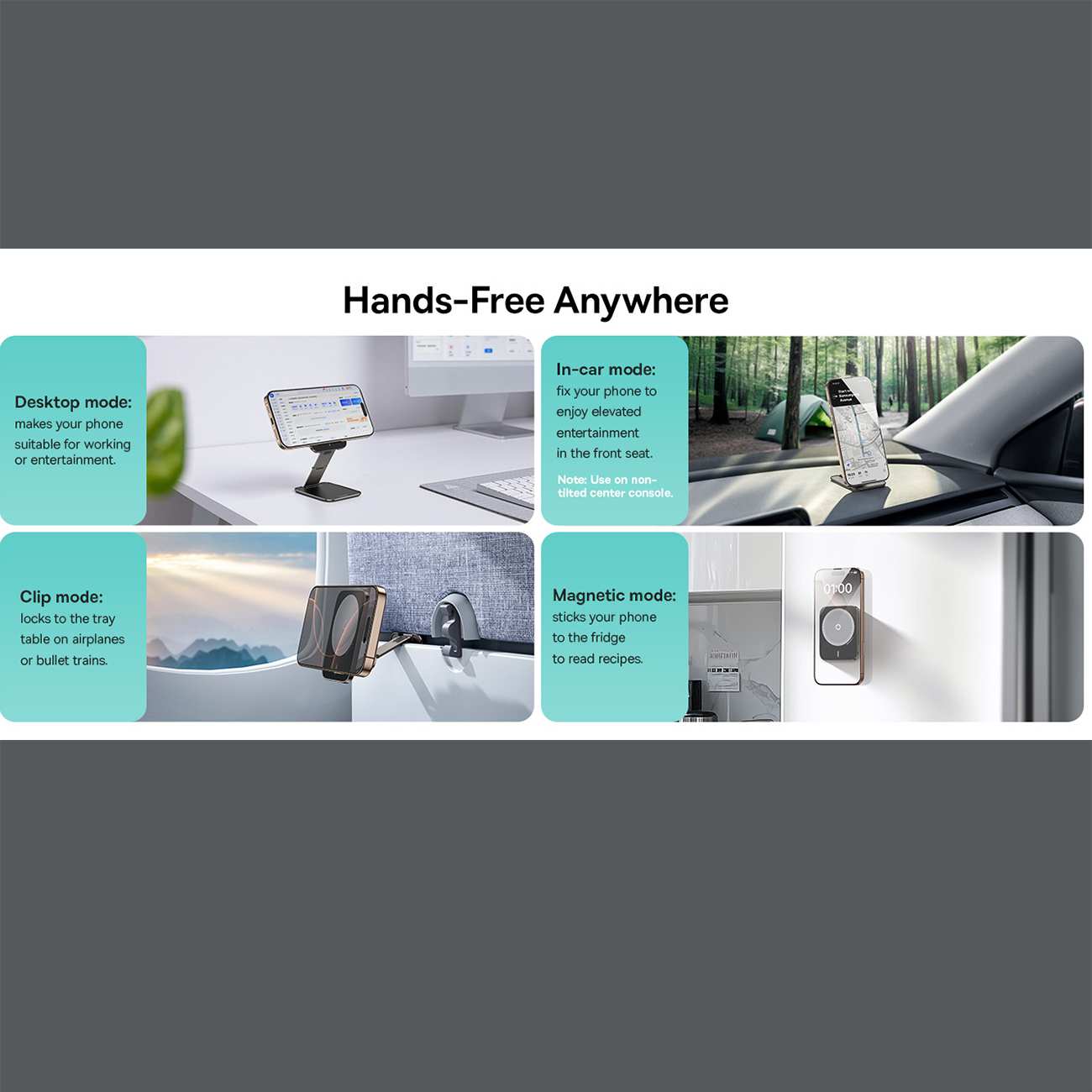 هولدر مگنتی چند منظوره موبایل بیسوس C40169007123 VX1