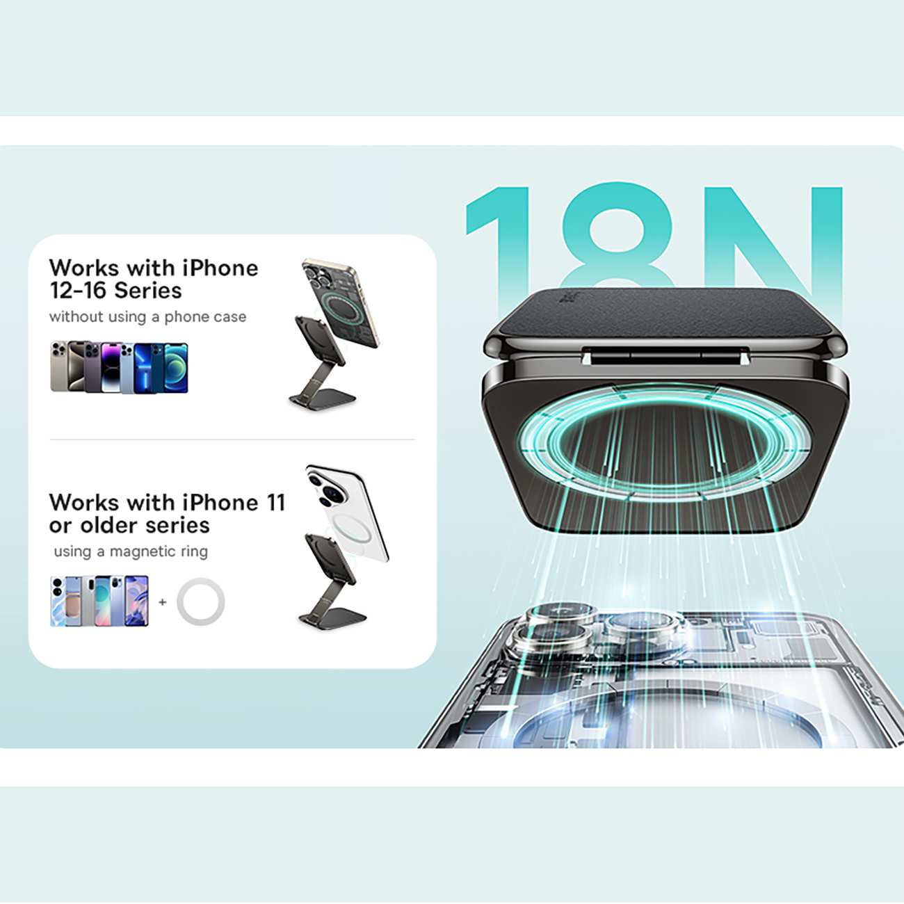 هولدر مگنتی چند منظوره موبایل بیسوس C40169007123 VX1