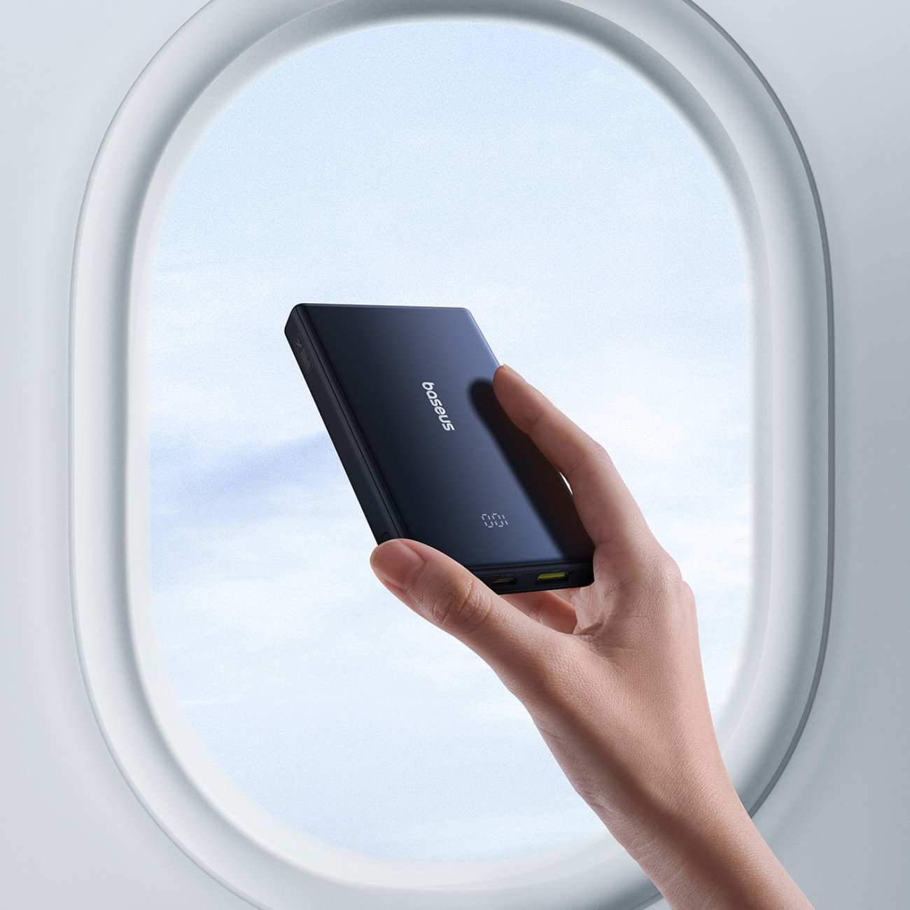 پاوربانک 10000 میلیآمپر 20 وات فست شارژ Type-C و USB-A بیسوس P10076801123-00