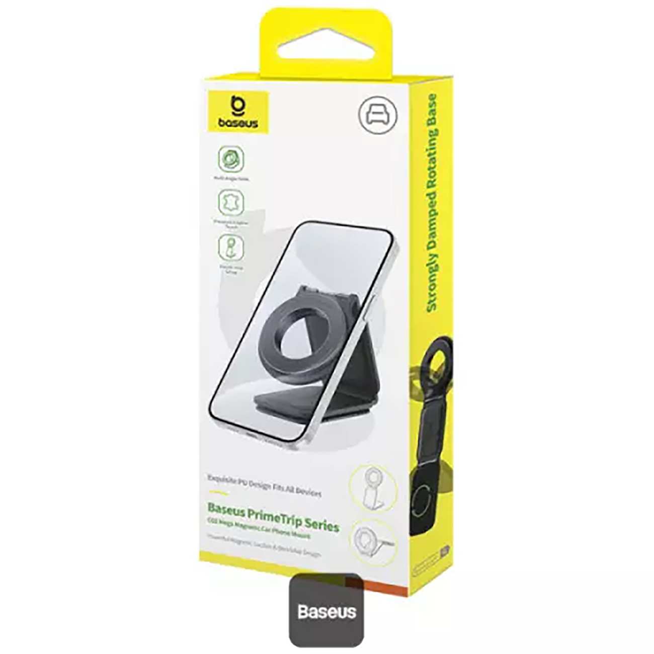 هولدر موبایل مگنتی داخل خودرو چند منظوره تاشو بیسوس C02 Prime