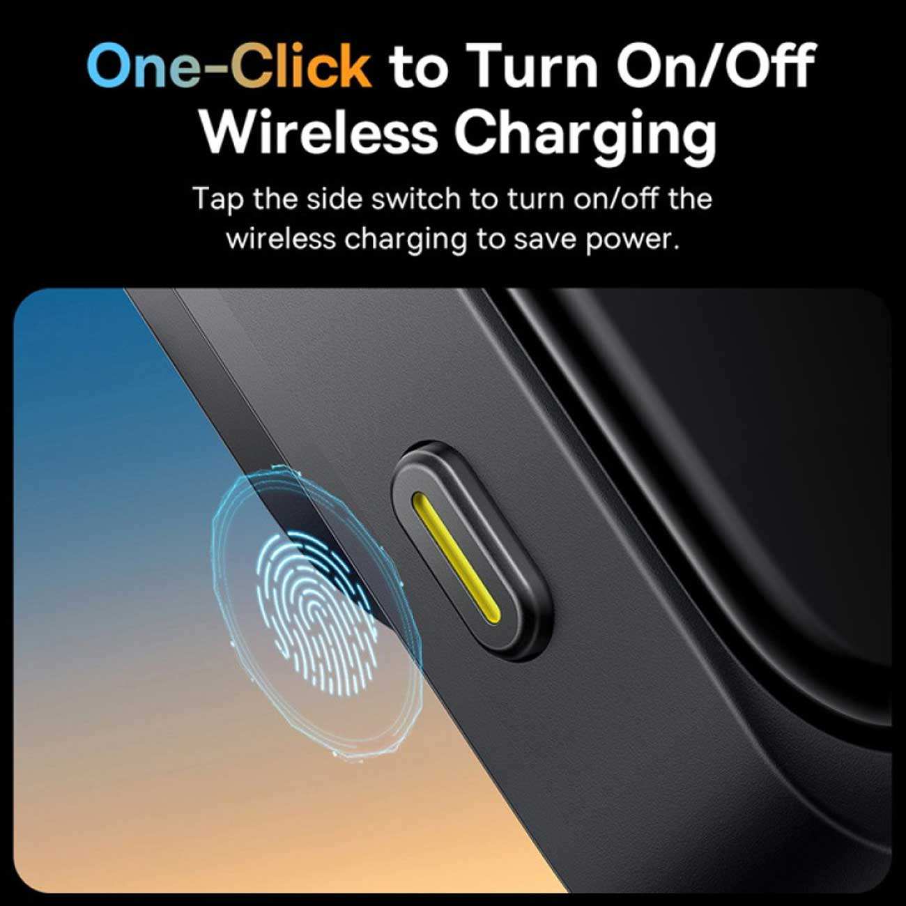 هولدر و شارژر وایرلس گوشی موبایل داخل خودرو بیسوس BS-CM051 C40381501123-00