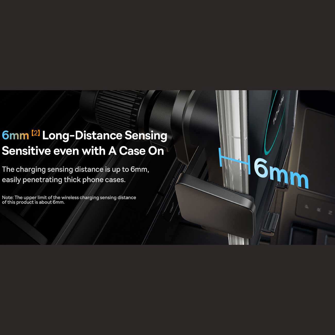 هولدر و شارژر وایرلس گوشی موبایل داخل خودرو بیسوس BS-CM051 C40381501123-00