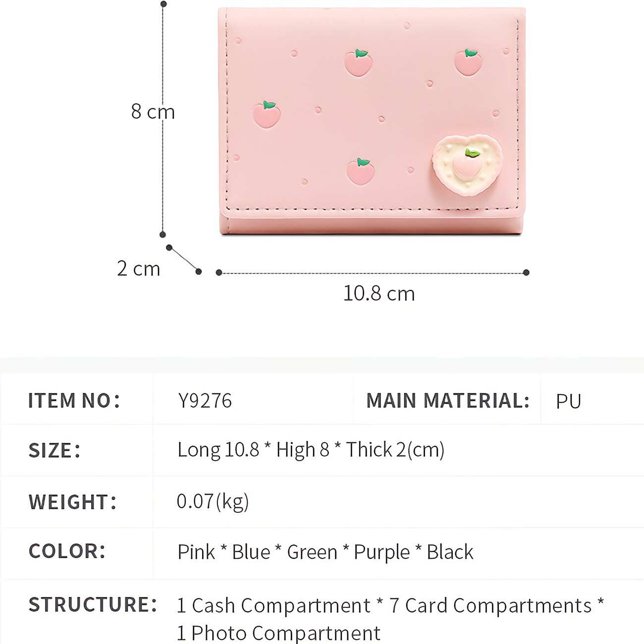 کیف پول زنانه و کیف کارت تائومیکمیک Y9276