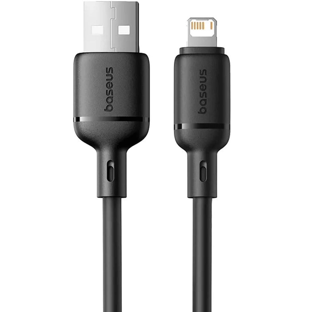 کابل فست شارژ یو اس بی به لایتنینگ 2.4 آمپر یک متری بیسوس P10377702113-00