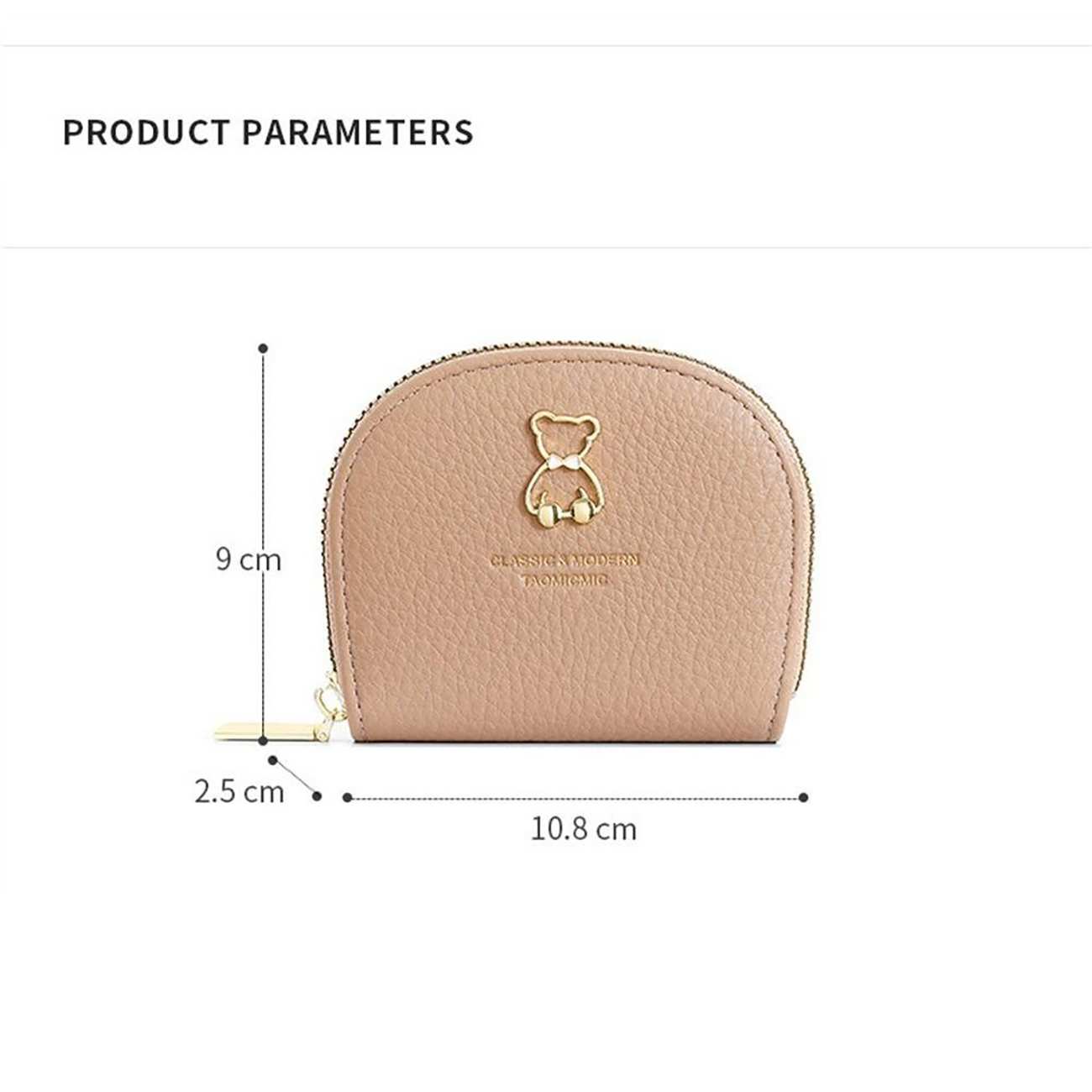 کیف پول زنانه با طرح برجسته خرس تائومیک میک Y9282