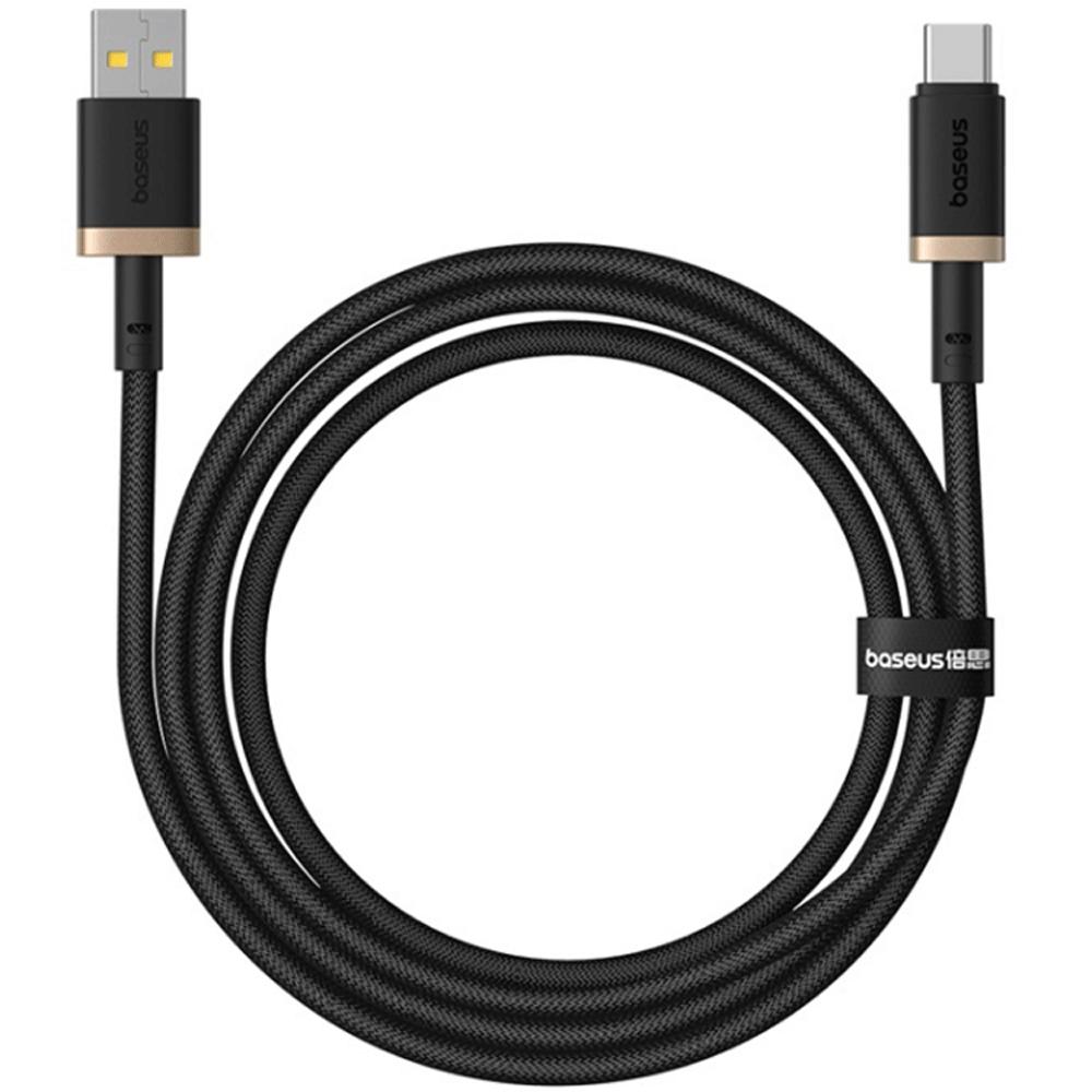 کابل شارژ سریع یواسبی به تایپسی 60 وات یک متری بیسوس P10377802U01-01